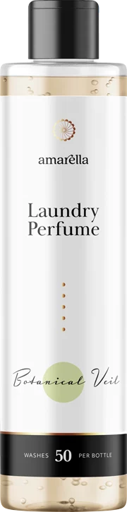 Amarella Botanical Veil laundry perfume, 250 ml bottle.